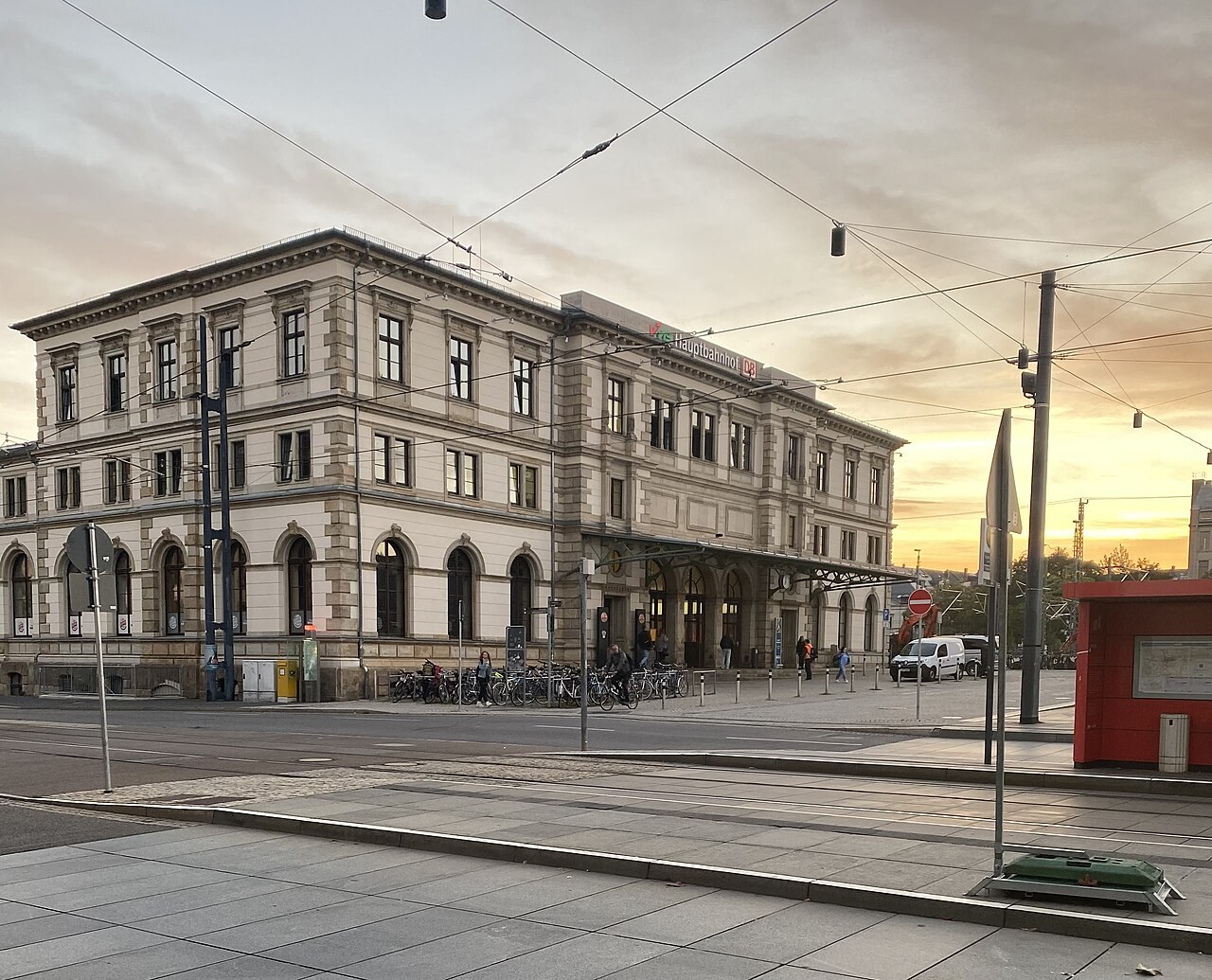 Empfangsgebäude des Chemnitzer Hauptbahnhofs