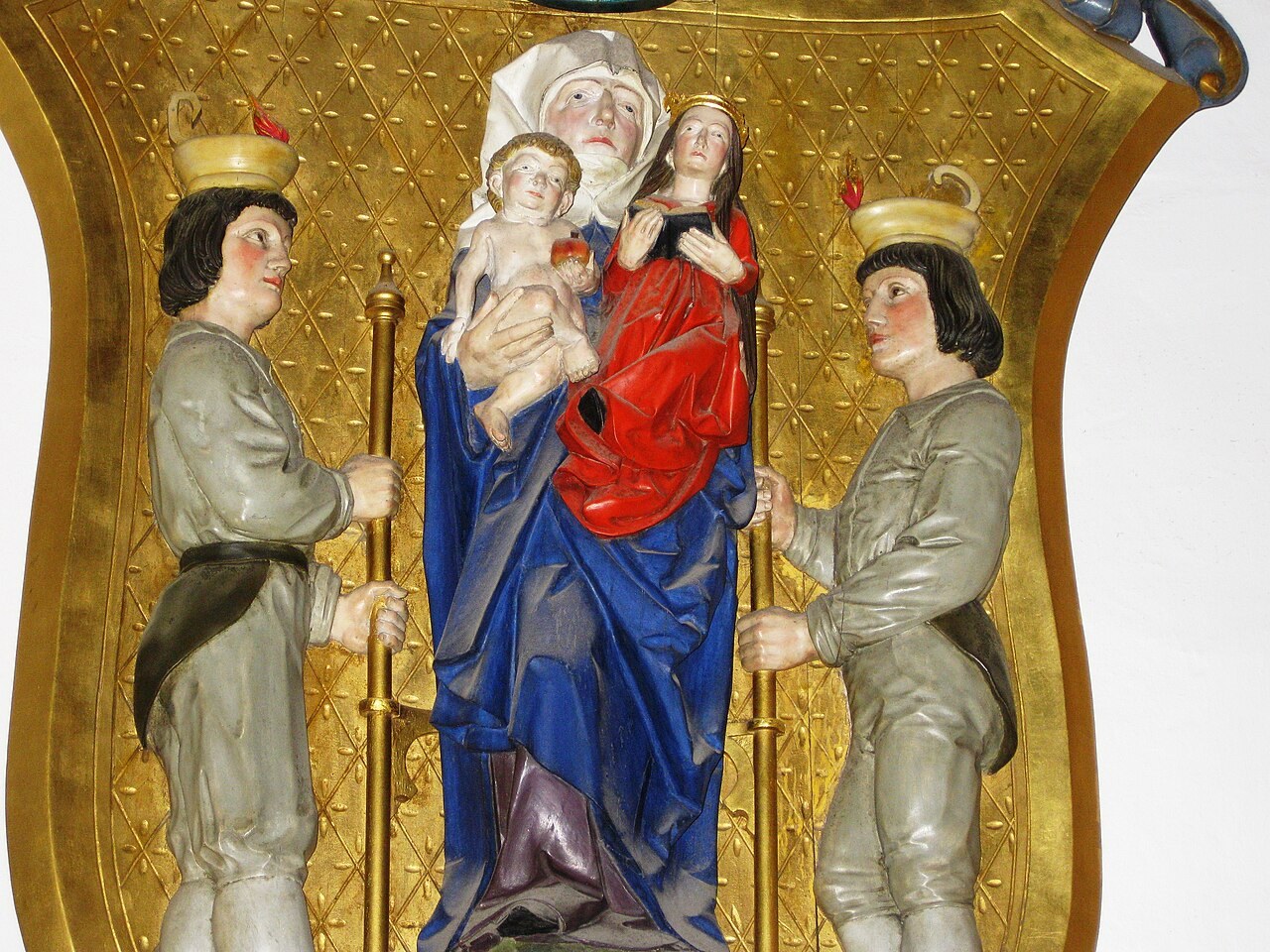 Figurenschmuck in der St. Annenkirche in Annaberg-Buchholz