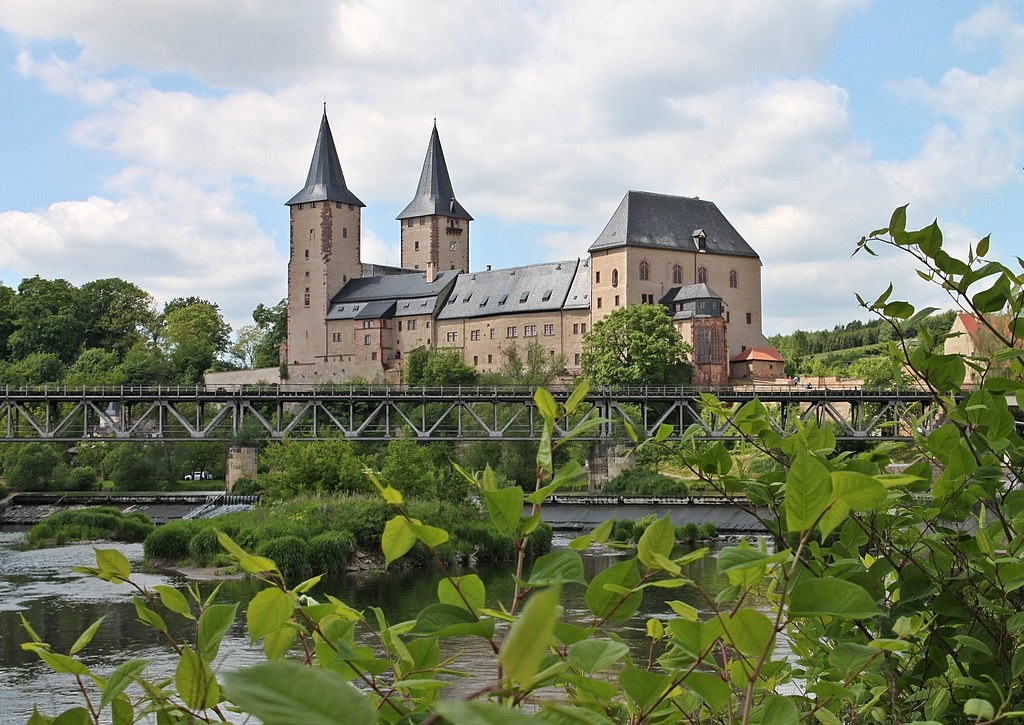 Schloss Rochlitz über der Zwickauer Mulde